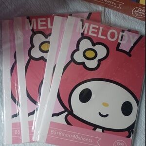 My Melody Pink Notebooks